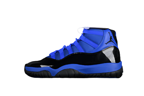 AIR Jordan 11 Retro - Blue Sneakers - Black Unisex Streetwear Limited Edition - Discover timeless elegance and athletic performance with the Air Jordan 11 Retro Black/Blue, a classic