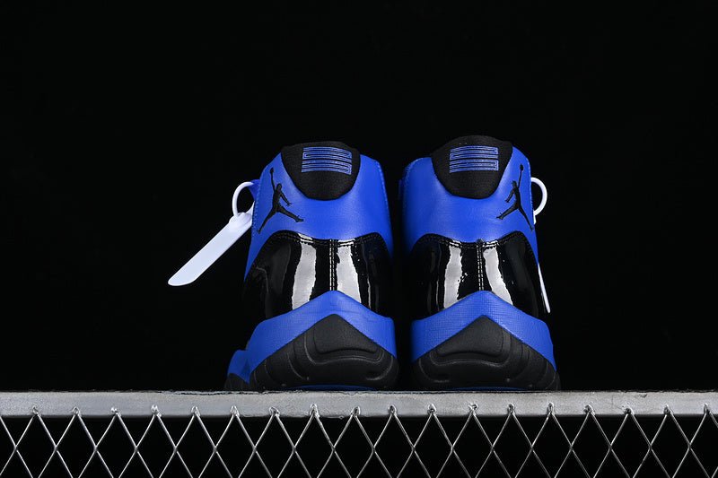 AIR Jordan 11 Retro - Blue Sneakers - Black Unisex Streetwear Limited Edition - Discover timeless elegance and athletic performance with the Air Jordan 11 Retro Black/Blue, a classic