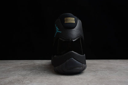 AIR Jordan 11 Retro - Gamma Blue-varsity Maize Sneakers - Black Unisex Streetwear Limited Edition - **Air Jordan 11 Retro Black/Gamma Blue-Varsity Maize** Introducing the Air Jordan 11 Retro Black/Gam