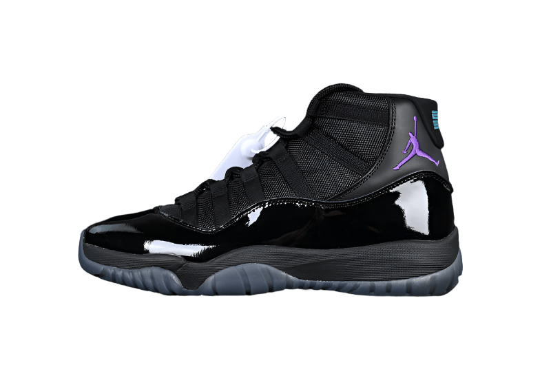 AIR Jordan 11 Retro - Gamma Blue-varsity Maize - Black Unisex Streetwear Limited Edition - The Air Jordan 11 Retro Black/Gamma Blue-Varsity Maize is a bold and stylish addition to