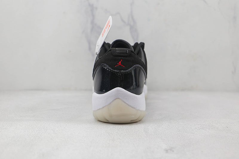 AIR Jordan 11 Retro Low 72-10 - Gym Red - White - Sail - Black Unisex Streetwear Limited Edition - Celebrate one of the greatest seasons in basketball history with the Air Jordan 11 Retro