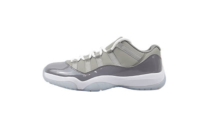 AIR Jordan 11 Retro Low Bg Medium Grey - White-gunsmoke Sneakers Unisex Streetwear Limited Edition - **Air Jordan 11 Retro Low BG Medium Grey/White-Gunsmoke** Elevate your sneaker collection with the