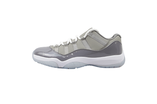 AIR Jordan 11 Retro Low Bg Medium Grey - White-gunsmoke Sneakers Unisex Streetwear Limited Edition - **Air Jordan 11 Retro Low BG Medium Grey/White-Gunsmoke** Elevate your sneaker collection with the