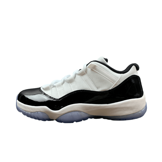 AIR Jordan 11 Retro Low Concord White - - Black Unisex Streetwear Limited Edition - Elevate your sneaker collection with the timeless appeal of the Air Jordan 11 Retro Low