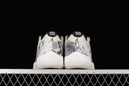 AIR Jordan 11 Retro Low Light Bone - University Red-sail-black Unisex Streetwear Limited Edition - Embrace timeless style and premium craftsmanship with the Air Jordan 11 Retro Low Light Bone/Universi