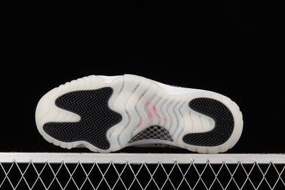 AIR Jordan 11 Retro Low Light Bone - University Red-sail-black Unisex Streetwear Limited Edition - Embrace timeless style and premium craftsmanship with the Air Jordan 11 Retro Low Light Bone/Universi
