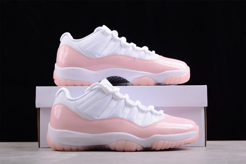 AIR Jordan 11 Retro Low Pure Violet - White Unisex Streetwear Limited Edition - Elevate your sneaker game with the Air Jordan 11 Retro Low Pure Violet White, a