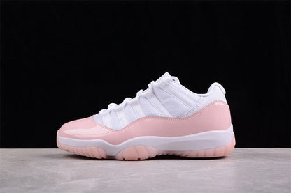 AIR Jordan 11 Retro Low Pure Violet - White Unisex Streetwear Limited Edition - Elevate your sneaker game with the Air Jordan 11 Retro Low Pure Violet White, a
