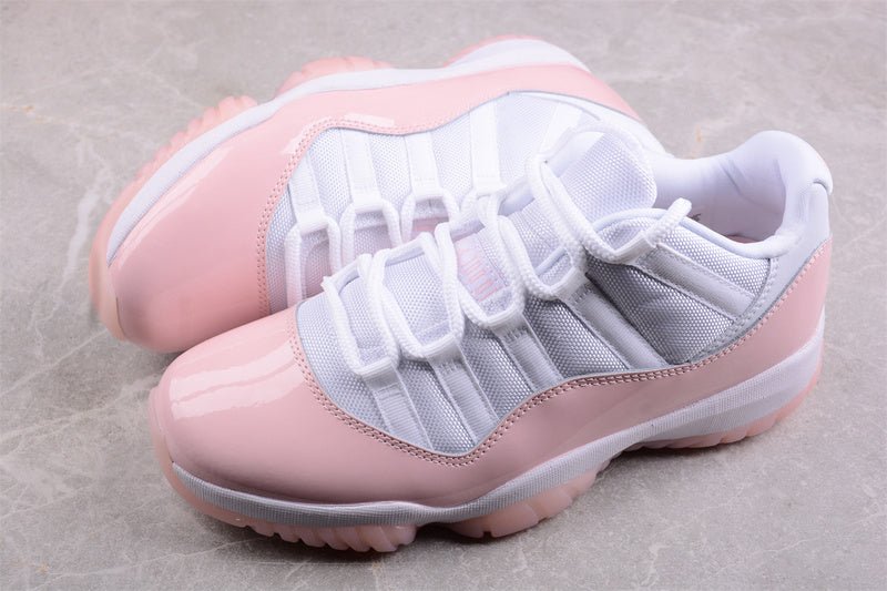 AIR Jordan 11 Retro Low Pure Violet - White Unisex Streetwear Limited Edition - Elevate your sneaker game with the Air Jordan 11 Retro Low Pure Violet White, a