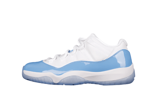 AIR Jordan 11 Retro Low Unc - - University Blue - White Unisex Streetwear Limited Edition - Step into a piece of basketball history with the Air Jordan 11 Retro Low UNC