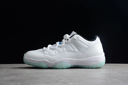 AIR Jordan 11 Retro Low White - White - - Legend Blue Sneakers - Black Unisex Streetwear Limited Edition - **Air Jordan 11 Retro Low White/White/Black/Legend Blue** Introducing the Air Jordan 11 Retro