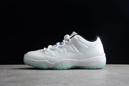 AIR Jordan 11 Retro Low White - White - - Legend Blue Sneakers - Black Unisex Streetwear Limited Edition - **Air Jordan 11 Retro Low White/White/Black/Legend Blue** Introducing the Air Jordan 11 Retro