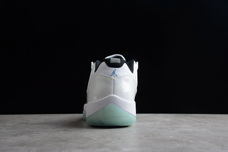 AIR Jordan 11 Retro Low White - White - - Legend Blue Sneakers - Black Unisex Streetwear Limited Edition - **Air Jordan 11 Retro Low White/White/Black/Legend Blue** Introducing the Air Jordan 11 Retro