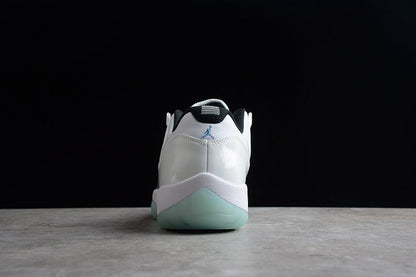 AIR Jordan 11 Retro Low White - White - - Legend Blue Sneakers - Black Unisex Streetwear Limited Edition - **Air Jordan 11 Retro Low White/White/Black/Legend Blue** Introducing the Air Jordan 11 Retro