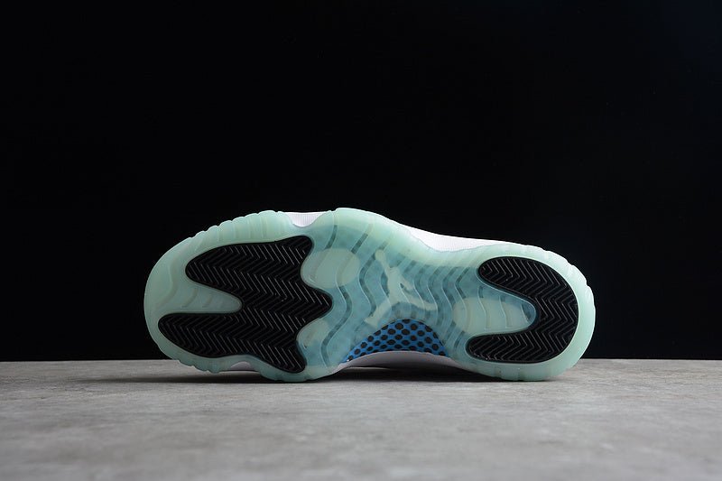 AIR Jordan 11 Retro Low White - White - - Legend Blue Sneakers - Black Unisex Streetwear Limited Edition - **Air Jordan 11 Retro Low White/White/Black/Legend Blue** Introducing the Air Jordan 11 Retro