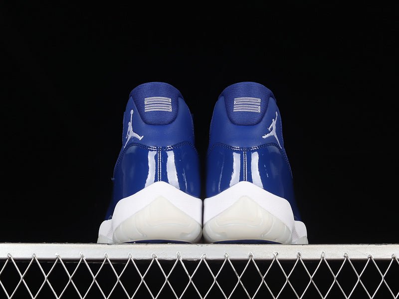 AIR Jordan 11 Retro Midnight Navy - - White Unisex Streetwear Limited Edition - Experience timeless elegance and performance with the Air Jordan 11 Retro Midnight Navy/White, a masterful