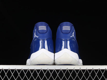 AIR Jordan 11 Retro Midnight Navy - - White Unisex Streetwear Limited Edition - Experience timeless elegance and performance with the Air Jordan 11 Retro Midnight Navy/White, a masterful