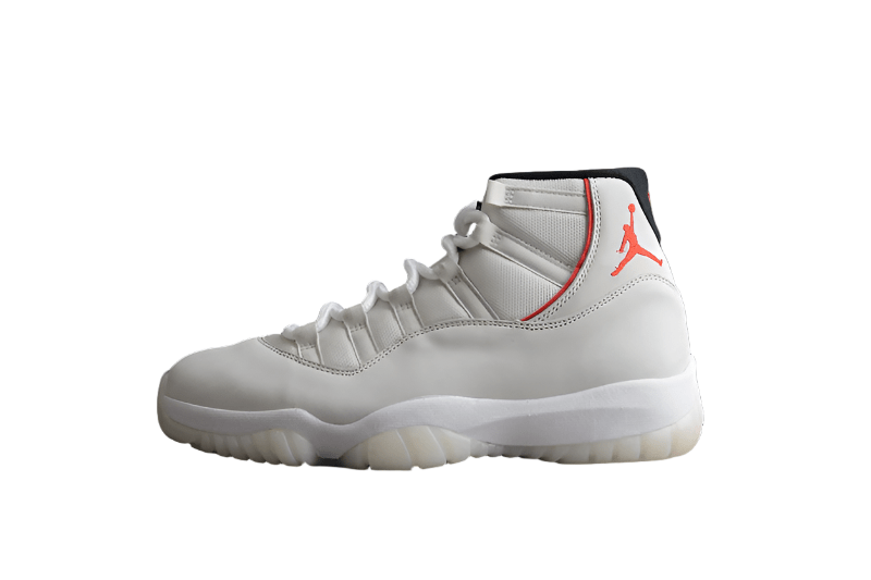 AIR Jordan 11 Retro Platinum Tint - Sail-university - Red Unisex Streetwear Limited Edition - Discover the perfect blend of elegance and sport with the Air Jordan 11 Retro Platinum