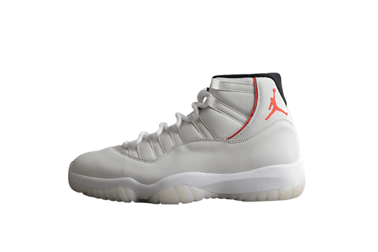 AIR Jordan 11 Retro Platinum Tint - Sail-university - Red Unisex Streetwear Limited Edition - Discover the perfect blend of elegance and sport with the Air Jordan 11 Retro Platinum