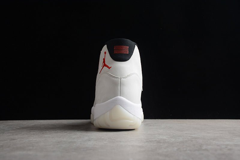 AIR Jordan 11 Retro Platinum Tint - Sail-university - Red Unisex Streetwear Limited Edition - Discover the perfect blend of elegance and sport with the Air Jordan 11 Retro Platinum