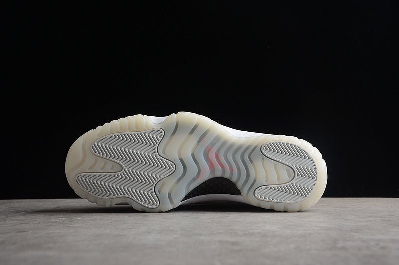 AIR Jordan 11 Retro Platinum Tint - Sail-university - Red Unisex Streetwear Limited Edition - Discover the perfect blend of elegance and sport with the Air Jordan 11 Retro Platinum