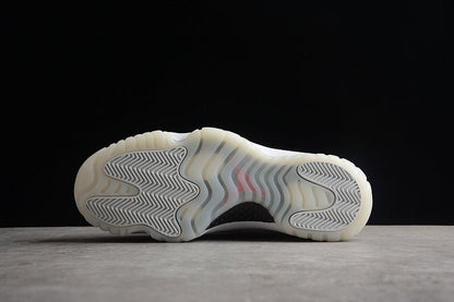 AIR Jordan 11 Retro Platinum Tint - Sail-university - Red Unisex Streetwear Limited Edition - Discover the perfect blend of elegance and sport with the Air Jordan 11 Retro Platinum