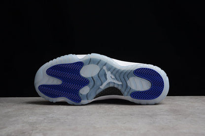 AIR Jordan 11 Retro Space Jam 2016 - Concord-white Sneakers - Black Unisex Streetwear Limited Edition - **Air Jordan 11 Retro Space Jam 2016 Black/Concord-White** Celebrate basketball heritage with th