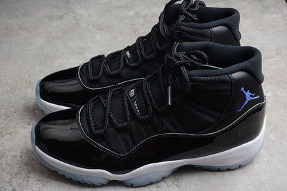 AIR Jordan 11 Retro Space Jam 2016 - Concord-white Sneakers - Black Unisex Streetwear Limited Edition - **Air Jordan 11 Retro Space Jam 2016 Black/Concord-White** Celebrate basketball heritage with th