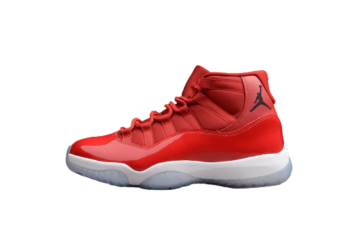 AIR Jordan 11 Retro Win Like 96 Gym Red - Black-white Unisex Streetwear Limited Edition - Celebrate greatness with the Air Jordan 11 Retro Win Like 96 Gym Red/Black-White, a tribute