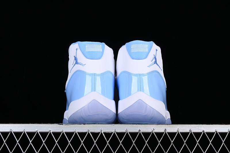 AIR Jordan 11 Unc Aj11 - Blue - White Unisex Streetwear Limited Edition - The Air Jordan 11 UNC AJ11 White/Blue is a tribute to Michael Jordan's alma mater,