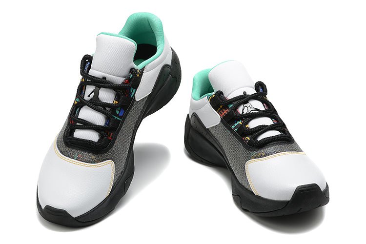 AIR Jordan 11 'white - - Green' - Black Unisex Streetwear Limited Edition - **Air Jordan 11 'White/Black/Green'** The Air Jordan 11 'White/Black/Green' offers a bold and modern twist