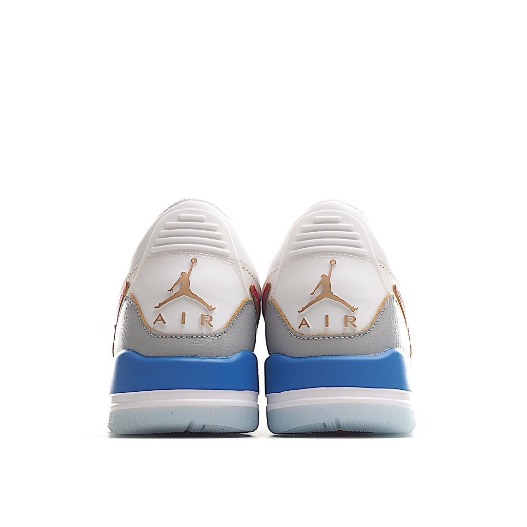 AIR Jordan 11 'white - Blue - Red' Unisex Streetwear Limited Edition - **Air Jordan 11 'White/Blue/Red'** The Air Jordan 11 'White/Blue/Red' offers a fresh and bold take