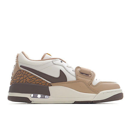 AIR Jordan 11 'white - Brown' Unisex Streetwear Limited Edition - **Air Jordan 11 'White/Brown'** The Air Jordan 11 'White/Brown' offers a refined and earthy twist