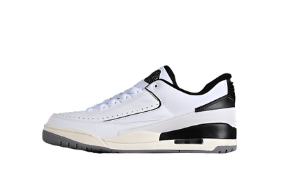 AIR Jordan 2 - 3 Retro White - - Sail - Cement Grey - Black Unisex Streetwear Limited Edition