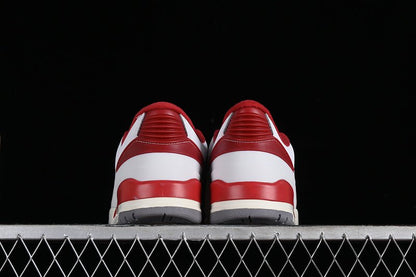 AIR Jordan 2 - 3 Retro - Varsity Red - Sail - Cement Grey - White Unisex Streetwear Limited Edition - **Air Jordan 2/3 Retro White/Varsity Red/Sail/Cement Grey** Experience the best of both worlds wit