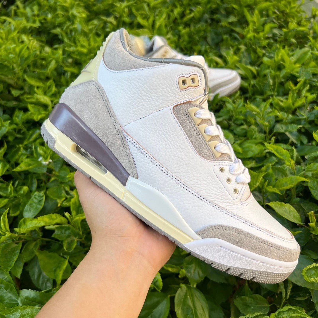 Air Jordan 3 A Ma Maniere Sail - Medium - Grey Unisex Streetwear Limited Edition