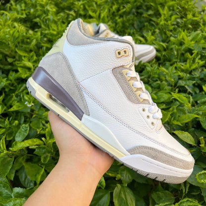 Air Jordan 3 A Ma Maniere Sail - Medium - Grey Unisex Streetwear Limited Edition