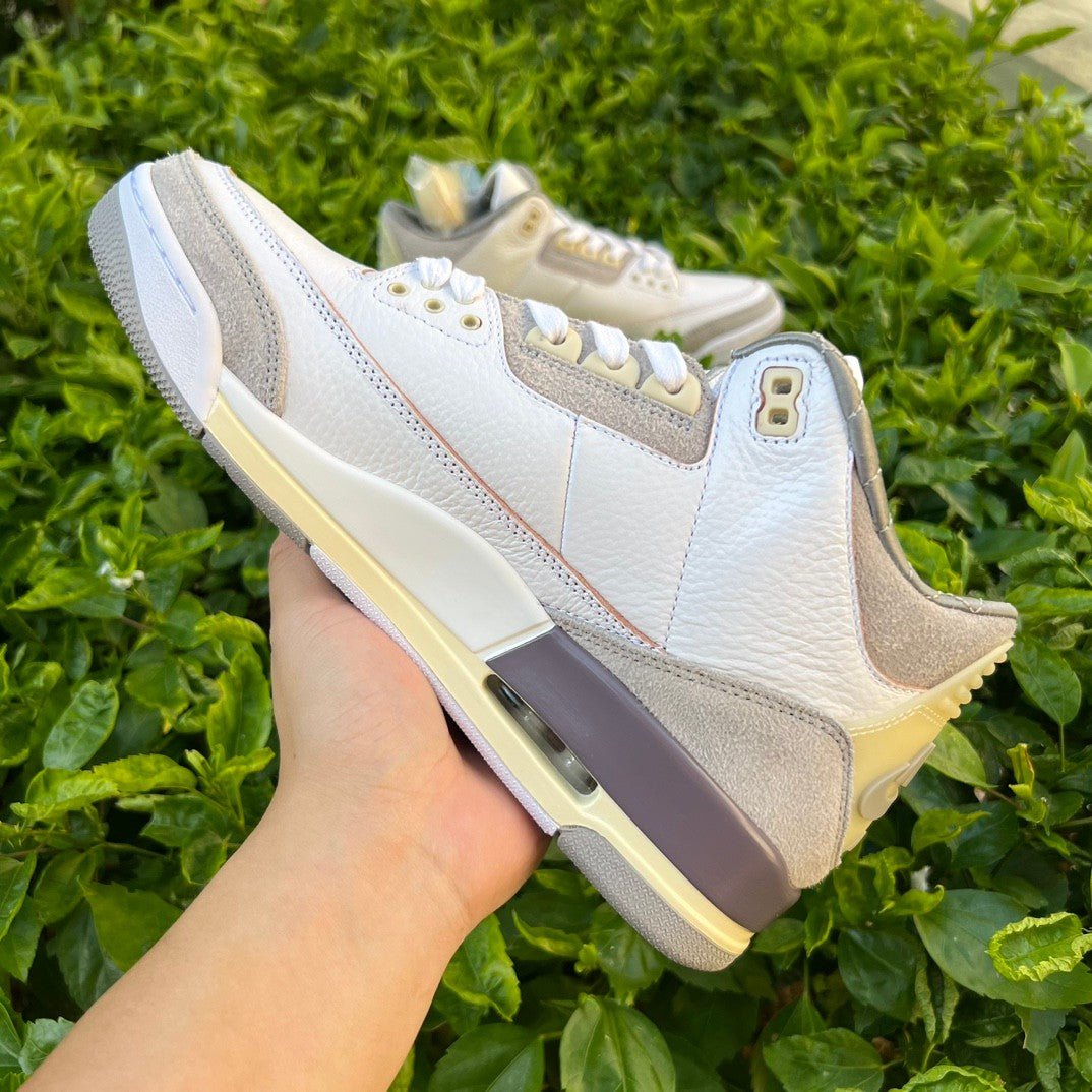 Air Jordan 3 A Ma Maniere Sail - Medium - Grey Unisex Streetwear Limited Edition