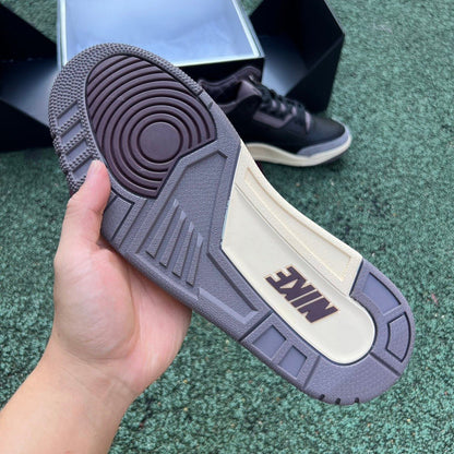 Air Jordan 3 - Brown Sneakers - Black Unisex Streetwear Limited Edition