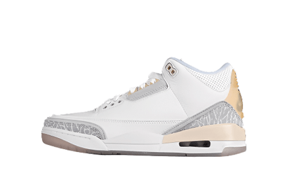 AIR Jordan 3 Craft Ivory Ivory - Mist - Cream - Grey Unisex Streetwear Limited Edition - **Air Jordan 3 Craft Ivory Ivory/Grey Mist/Cream** Experience refined elegance with the Air Jordan 3
