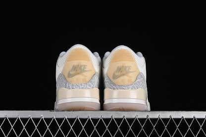 AIR Jordan 3 Craft Ivory Ivory - Mist - Cream - Grey Unisex Streetwear Limited Edition - **Air Jordan 3 Craft Ivory Ivory/Grey Mist/Cream** Experience refined elegance with the Air Jordan 3