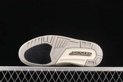 AIR Jordan 3 Desert Cement - Rush Orange-fossil Stone-sail Sneakers - Black Unisex Streetwear Limited Edition - Air Jordan 3 Desert Cement Black/Rush Orange-Fossil Stone-Sail Experience a bold fusion