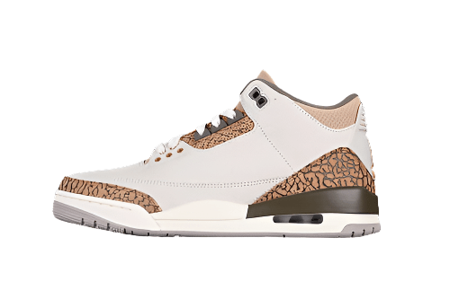 AIR Jordan 3 Palomino Grey - Brown - Sneakers - White Unisex Streetwear Limited Edition - **Air Jordan 3 Palomino Grey/Brown/White** Elevate your sneaker collection with the Air Jordan 3 Palomino
