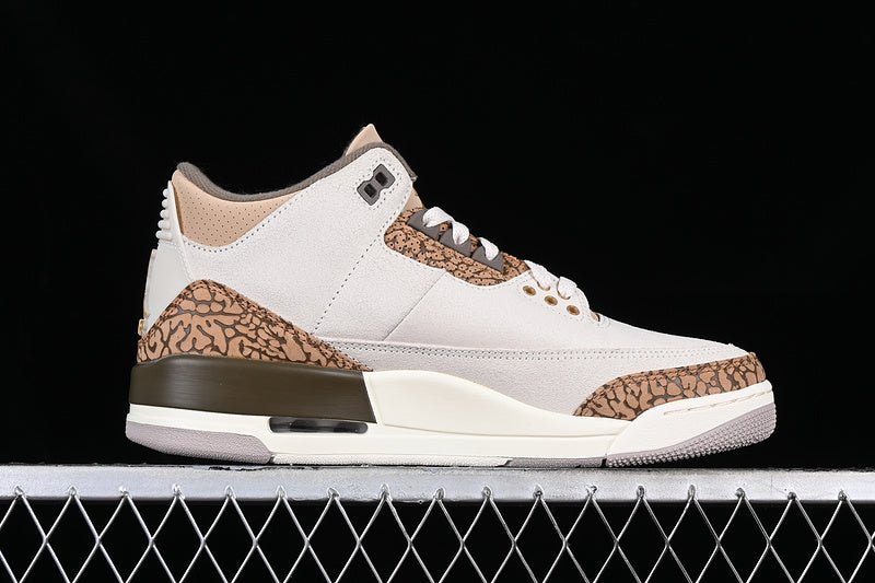 AIR Jordan 3 Palomino Grey - Brown - Sneakers - White Unisex Streetwear Limited Edition - **Air Jordan 3 Palomino Grey/Brown/White** Elevate your sneaker collection with the Air Jordan 3 Palomino