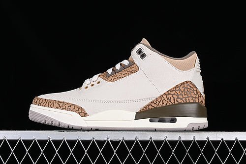 AIR Jordan 3 Palomino Grey - Brown - Sneakers - White Unisex Streetwear Limited Edition - **Air Jordan 3 Palomino Grey/Brown/White** Elevate your sneaker collection with the Air Jordan 3 Palomino