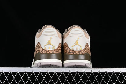 AIR Jordan 3 Palomino Grey - Brown - Sneakers - White Unisex Streetwear Limited Edition - **Air Jordan 3 Palomino Grey/Brown/White** Elevate your sneaker collection with the Air Jordan 3 Palomino