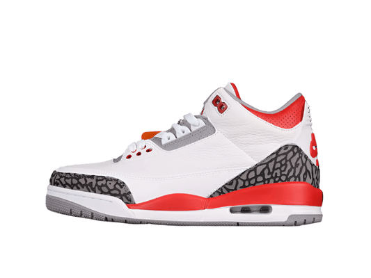AIR Jordan 3 Retro 2022 White - Fire Red - Cement Grey - Sneakers - Black Unisex Streetwear Limited Edition - **Air Jordan 3 Retro 2022 White/Fire Red/Cement Grey/Black** Experience the perfect blend