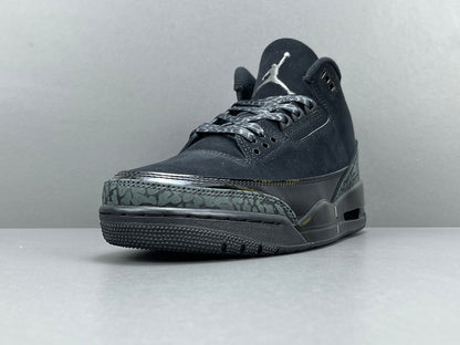AIR Jordan 3 Retro Cat - Black Unisex Streetwear Limited Edition