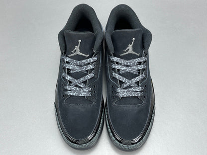AIR Jordan 3 Retro Cat - Black Unisex Streetwear Limited Edition