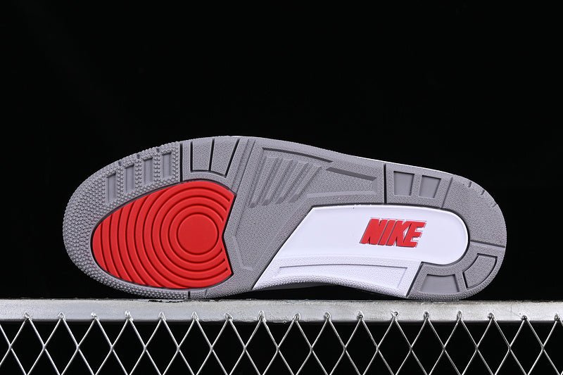 AIR Jordan 3 Retro Cement 2018 White - - Grey Sneakers - Black Unisex Streetwear Limited Edition